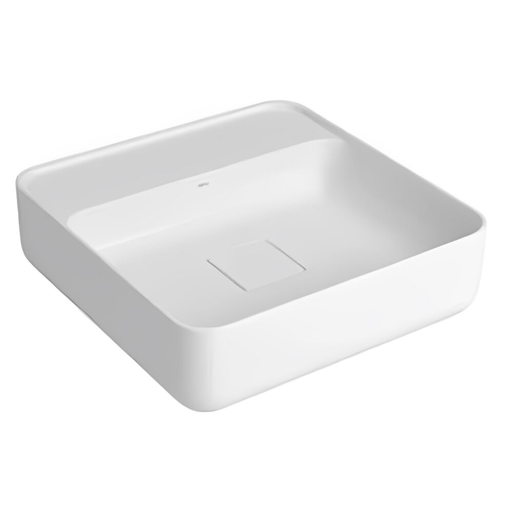 Cuba de Apoio Slim Quadrada 40cm Branco Deca