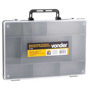 Organizador Plástico Simples para Ferramentas VD 8020 Vonder Organizador Plástico Simples para Ferramentas VD 8020 Vonder