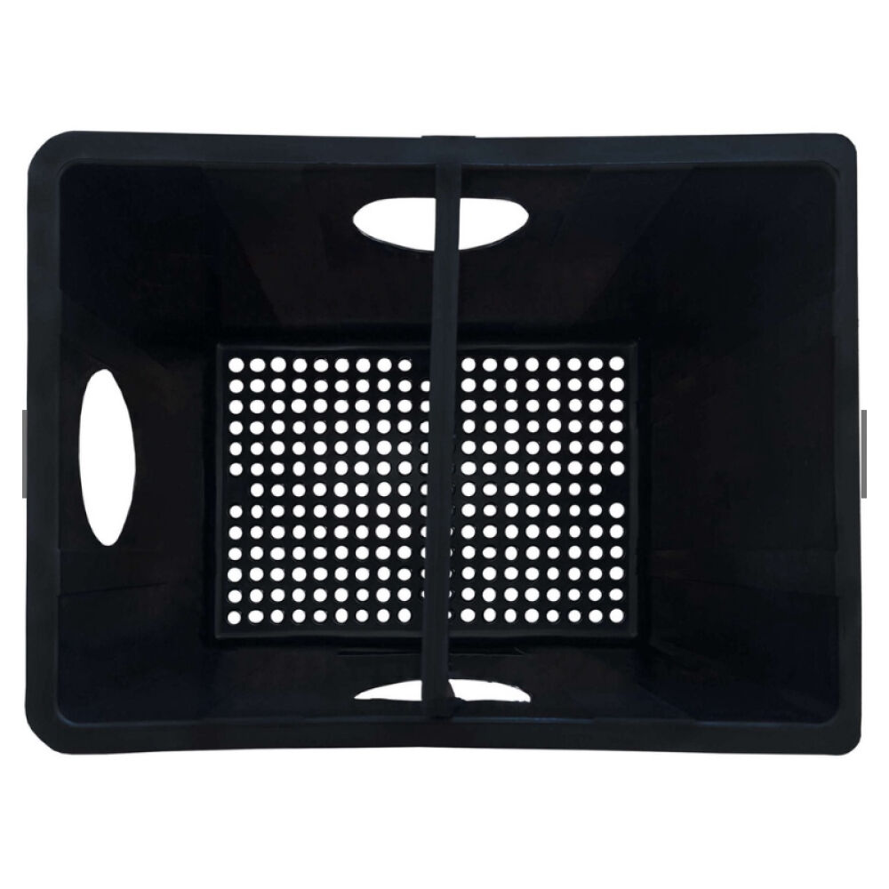 Caixa de Gordura Sifonada 52x29x48cm 50L Preta Mallton
