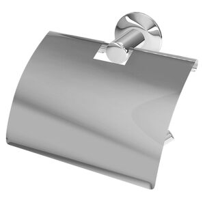 Papeleira de Parede com tampa Shine Thin 10206 Cromada Leão Papeleira de Parede com tampa Shine Thin 10206 Cromada Leão