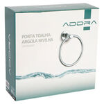 Porta Toalha Argola Kirkas Cromado Addra