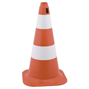 Cone de Sinalização 50cm em Polietileno Vonder