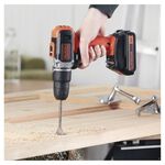 Furadeira Parafusadeira 10mm 20V VVR com 2 Velocidades Bivolt Black+Decker