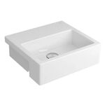 Cuba de Semiencaixe Retangular com Mesa 36,5x33cm Branco Deca