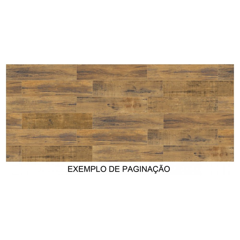 Piso Cerâmico Amadeirado Acetinado Borda Retificada 25x110cm Relique ViaÁpia (Caixa com 1,92m²)