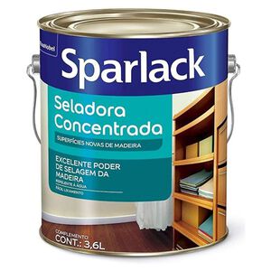 Seladora Concentrada para Madeira Incolor 3,6L Sparlack Seladora Concentrada para Madeira Incolor 3,6L Sparlack