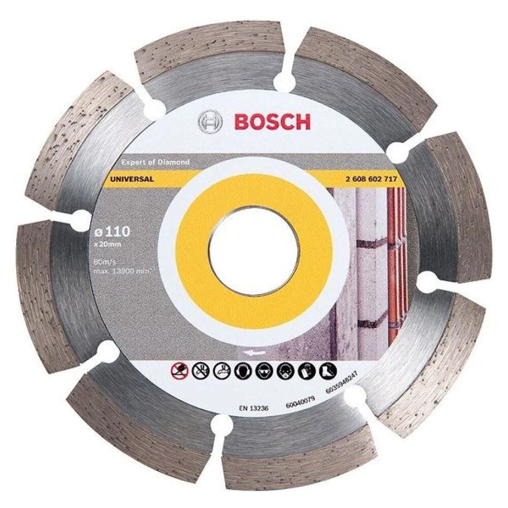 Disco de Corte Diamantado Segmentado 110x20mm Bosch