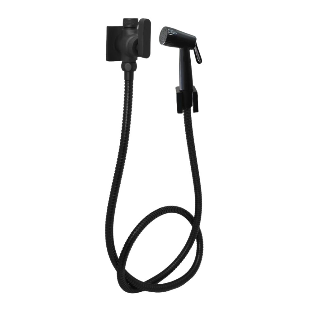 Ducha Higiênica com Derivação Color Dom Preto Fosco Perflex