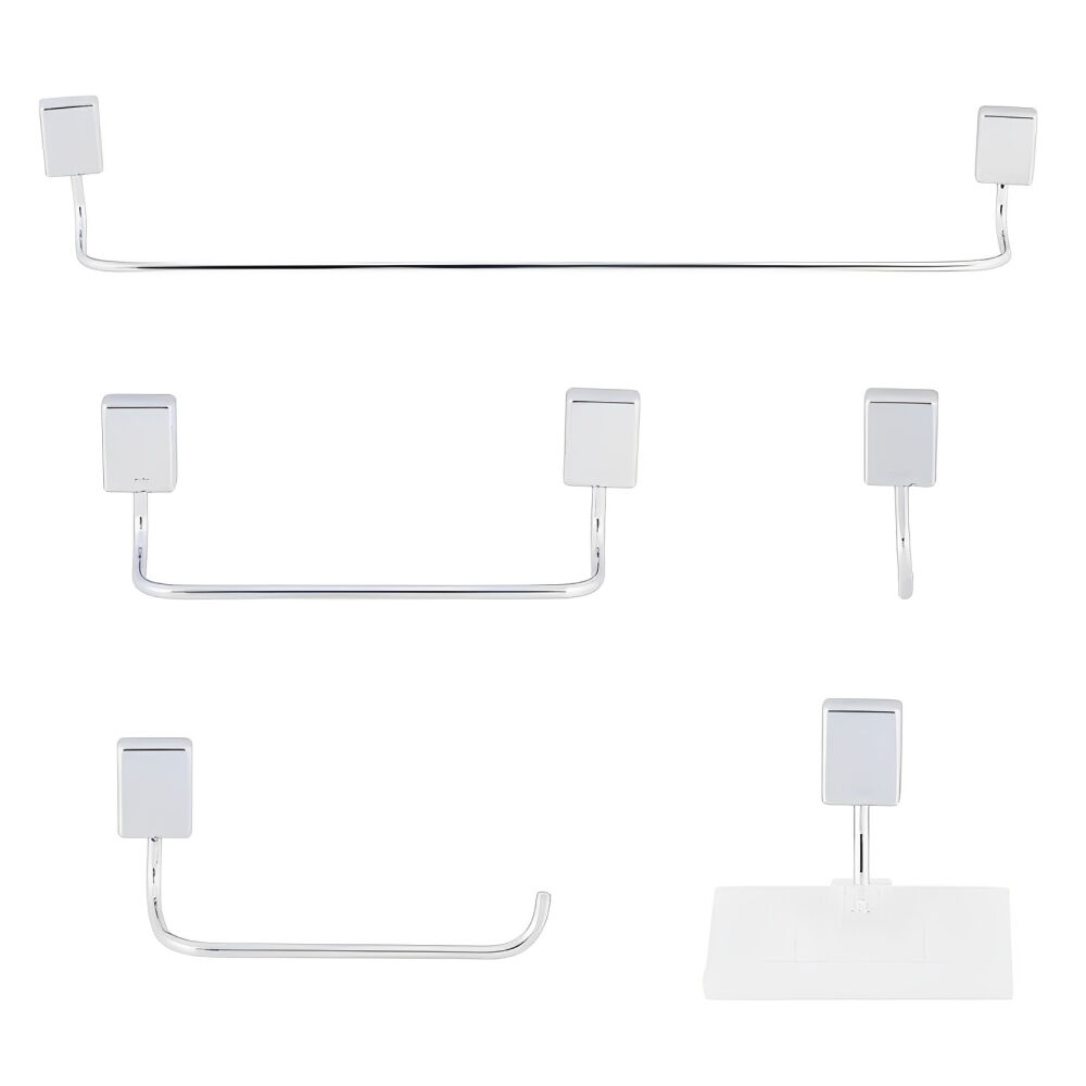 Kit de Acessórios com 5 peças One Cromado Celite