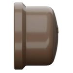 Cap PVC Soldável Marrom Tigre