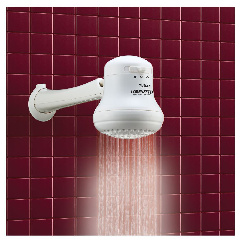 Chuveiro Lorenzetti Maxi Ducha Ultra Multitemperaturas Branco 5500W 110V