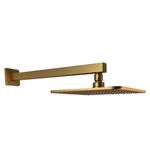 Chuveiro Ducha Dourado Fosco Color Dom Perflex