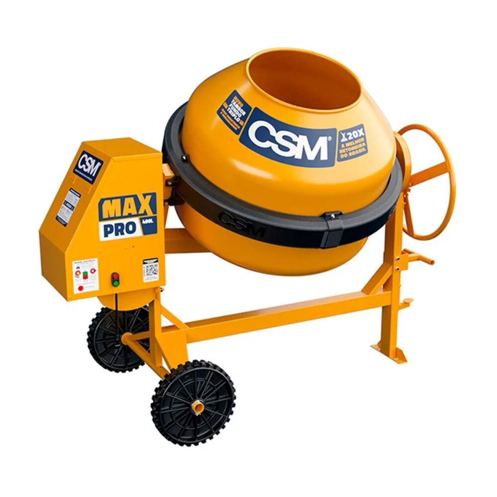 Betoneira MAX PRO 400L Motor Profissional Monofasico 110V CSM