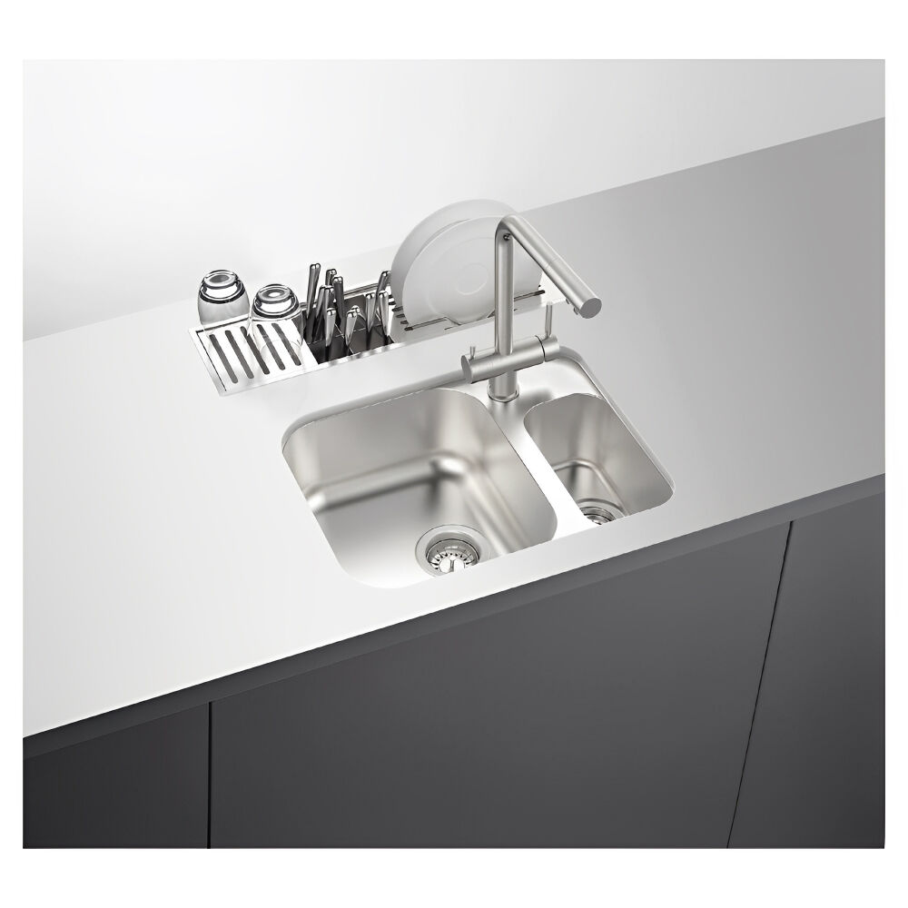 Canal Organizador para Sobrepor em Aço Inox 60x18cm Tramontina