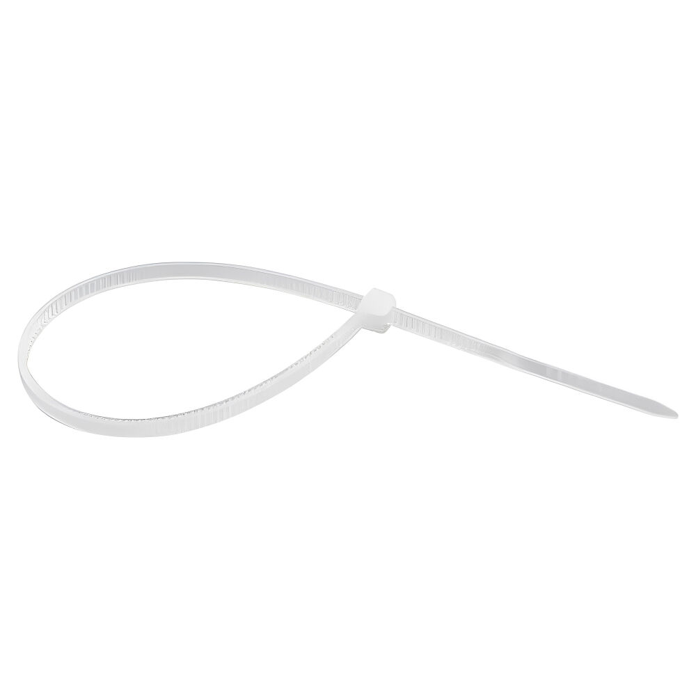 Abraçadeira de Nylon 140mm x 2,5mm com 100 Unidades Branca Nove54