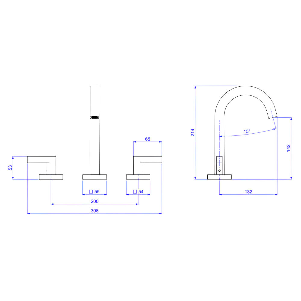 Misturador de Mesa Bica Alta para Lavatório Soul Red Gold Deca