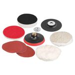 Kit de Discos para Lixar e Polir 4.1/2" Vonder