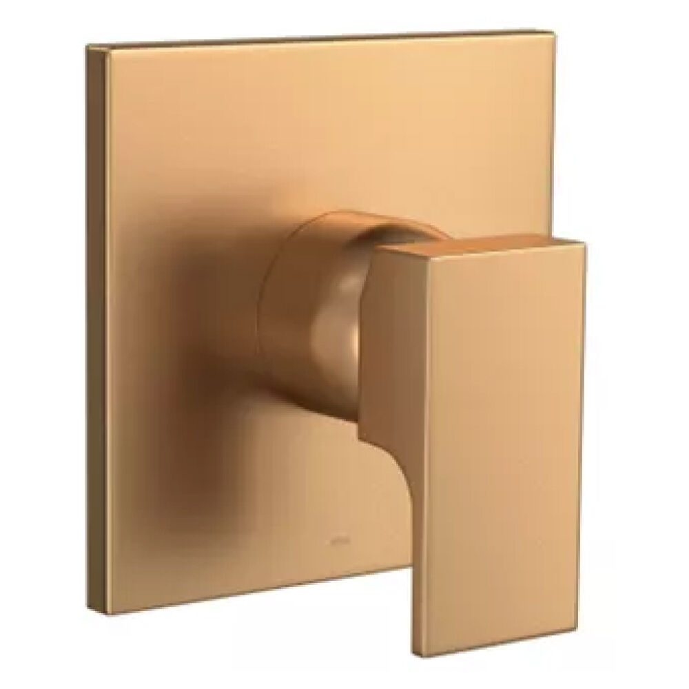 Acabamento de Monocomando de Chuveiro para Alta e Baixa Pressão Unic Gold Matte Deca