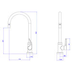 Torneira de Mesa para Cozinha Fast Cromado Deca