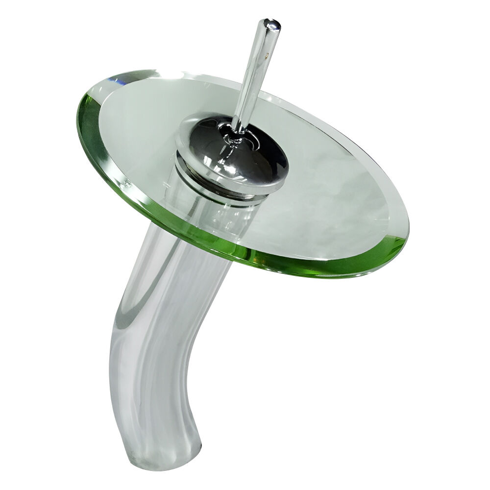 Misturador Monocomando Cascata de Vidro 1203 Cromado Metalplas
