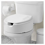 Assento Sanitário Especial Elevado 13,5cm com Tampa Branco Mebuki