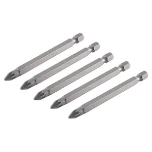 Jogo de Bits Ponteira Pozidrive com Encaixe 1/4" Nº 2 x 75mm Vonder Jogo de Bits Ponteira Pozidrive com Encaixe 1/4" Nº 2 x 75mm Vonder