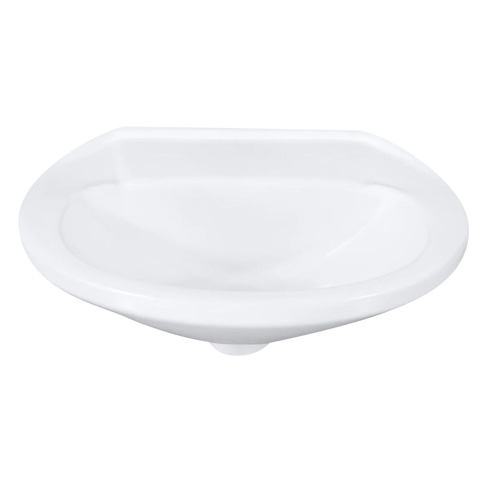 Lavatório Suspenso Diamantina 46x34cm Branco Icasa