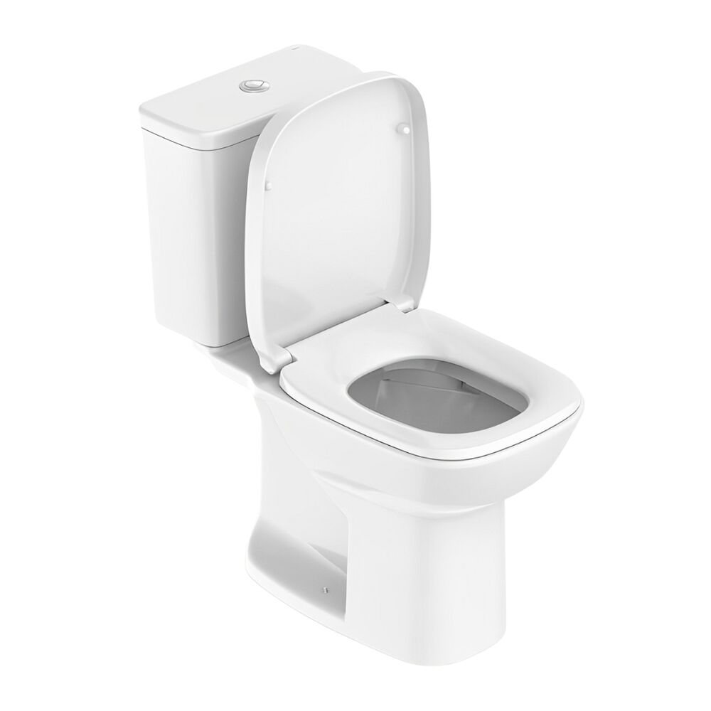Kit Vaso Sanitário com Caixa Acoplada Debba Square Branco Roca