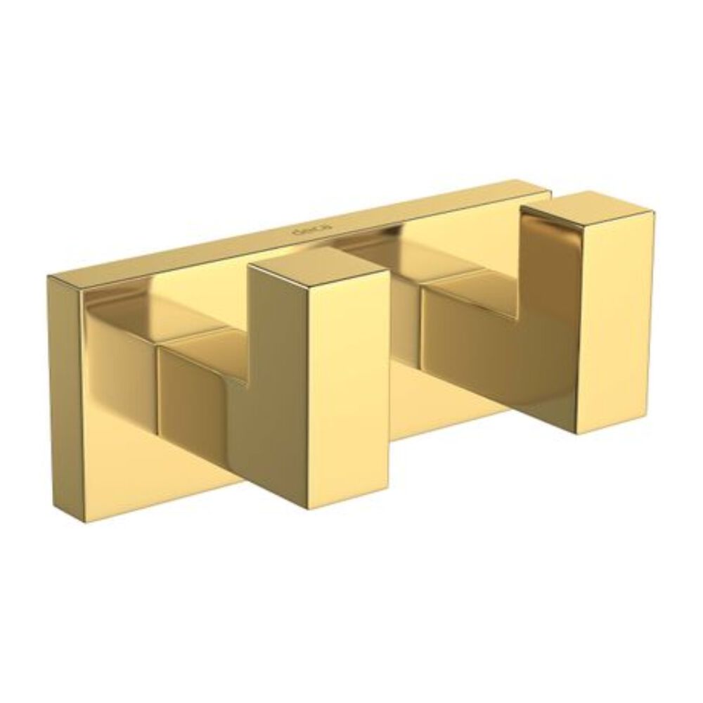 Cabide Duplo Quadratta Gold Deca