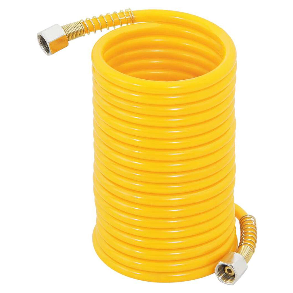 Mangueira Poliuretano e PVC Espiral Conector 1/4"NPT Fêmea 5mm x 8mm com 7,5m Vonder