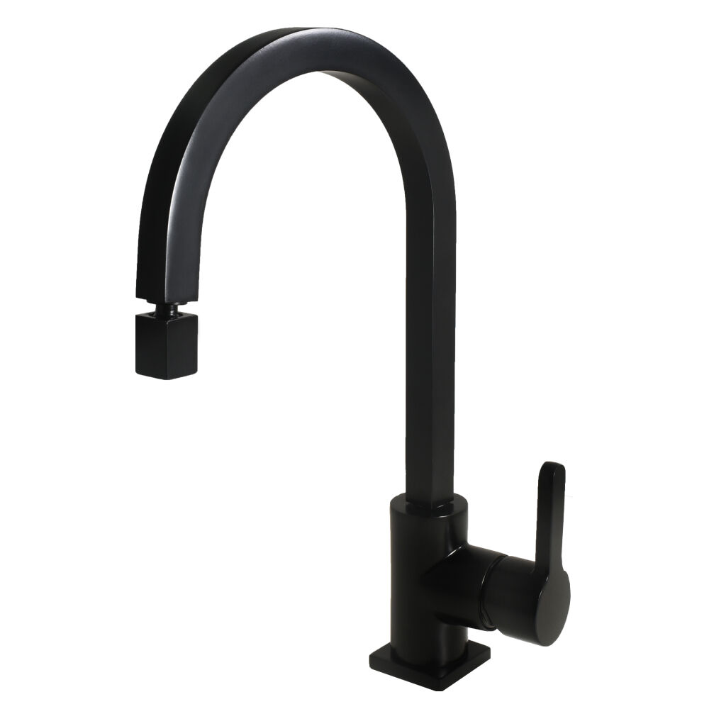Torneira Misturador Monocomando para Cozinha Color Strauss Preto Fosco Perflex