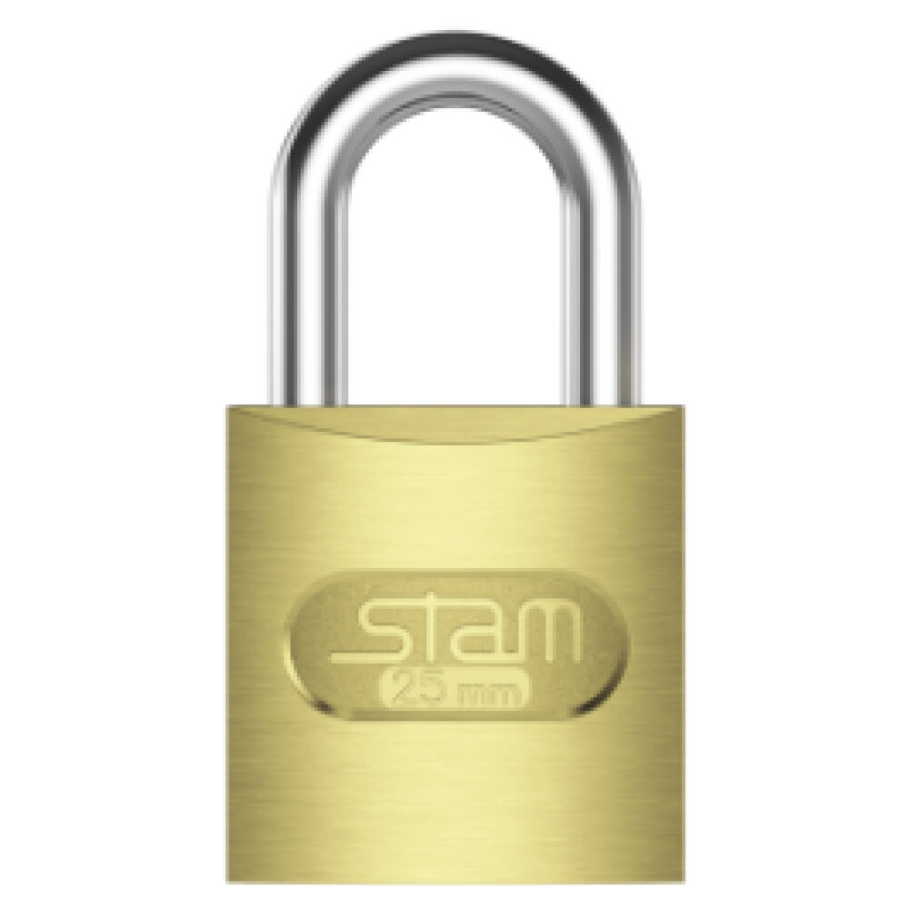 Cadeado Latonado Zamac E-Coat Stam