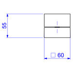 Acabamento para Registro de Gaveta Dream Gold Deca