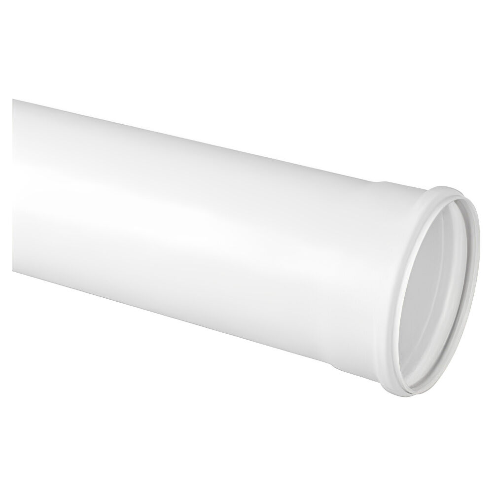 Tubo de PVC Esgoto SN 100mm x 6m Branco Krona