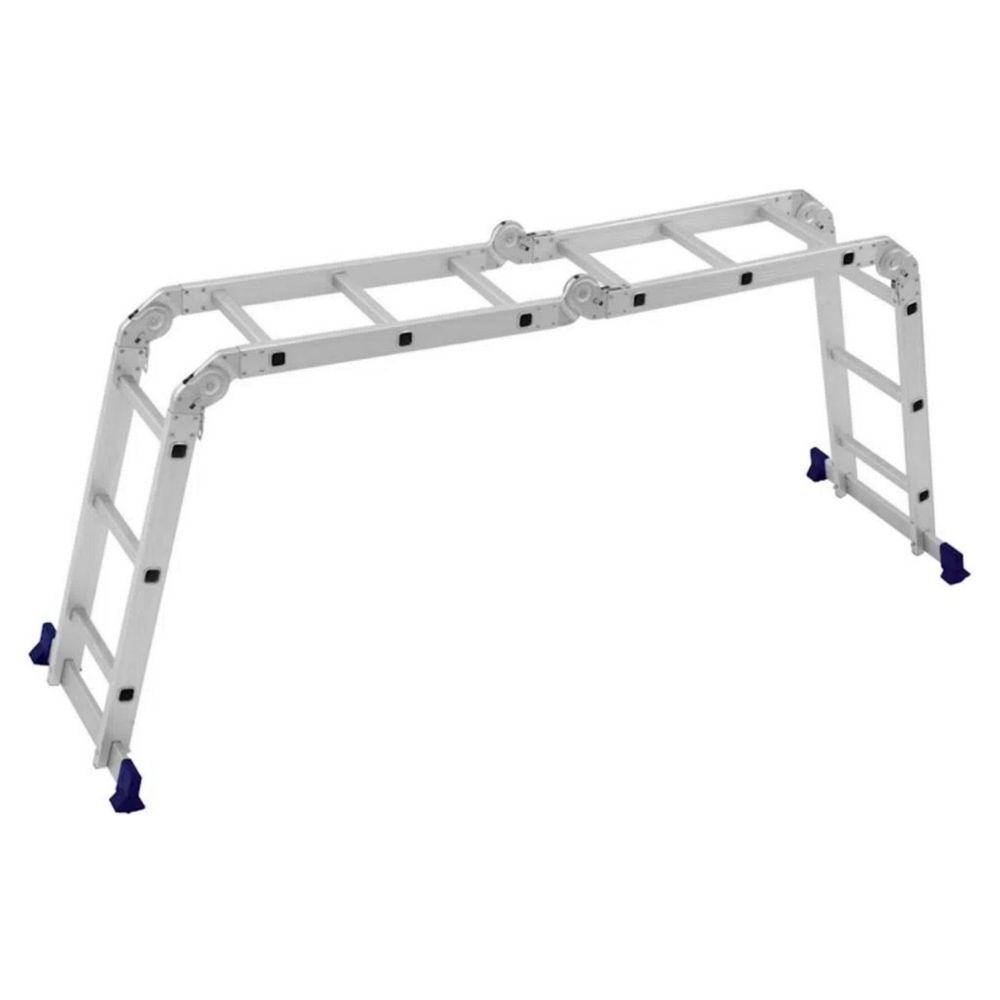 Escada Multifuncional 4x3 Alumínio 12 Degraus MOR