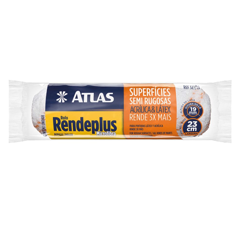 Rolo Rendeplus de Microfibra 23cm Atlas 327/19
