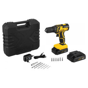 Parafusadeira Furadeira 3/8" 10mm à Bateria 20V Carregador Bivolt PFV020 Vonder Parafusadeira Furadeira 3/8" 10mm à Bateria 20V Carregador Bivolt PFV020 Vonder