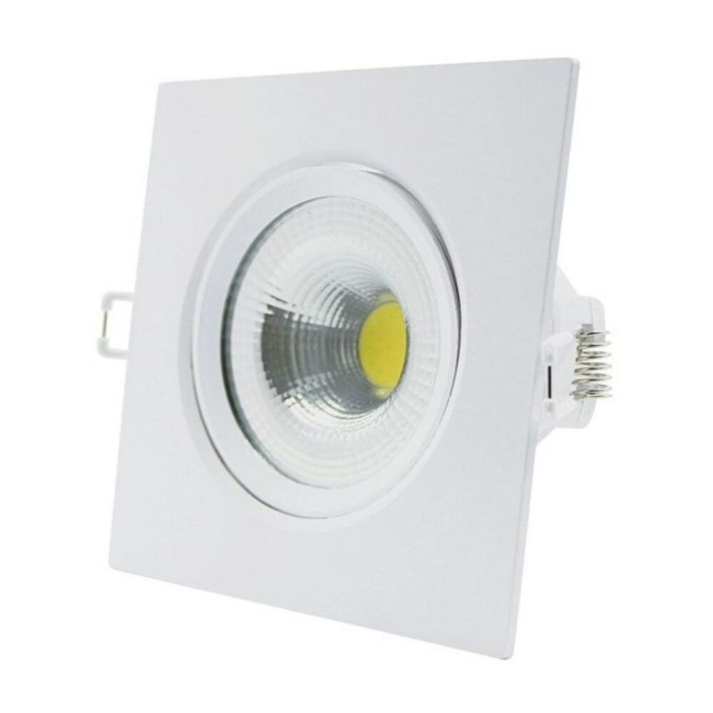 Spot Led Authentic de Embutir Quadrado 7W 3000K Branco Avant