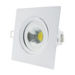 Spot Led Authentic de Embutir Quadrado 7W 3000K Branco Avant
