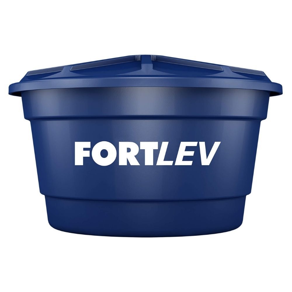 Caixa d'água 150L de Polietileno Azul Fortlev