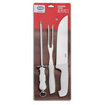 Kit para Churrasco Assador (Faca, Garfo e Chaira) MOR