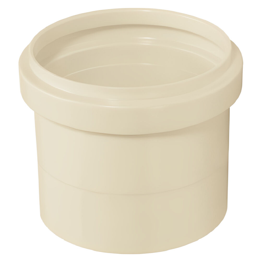 Luva Simples Esgoto PVC Série Normal Branco Amanco