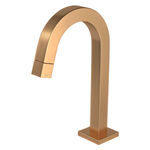 Torneira de Mesa Bica Baixa para Lavatório Tube Gold Matte Deca