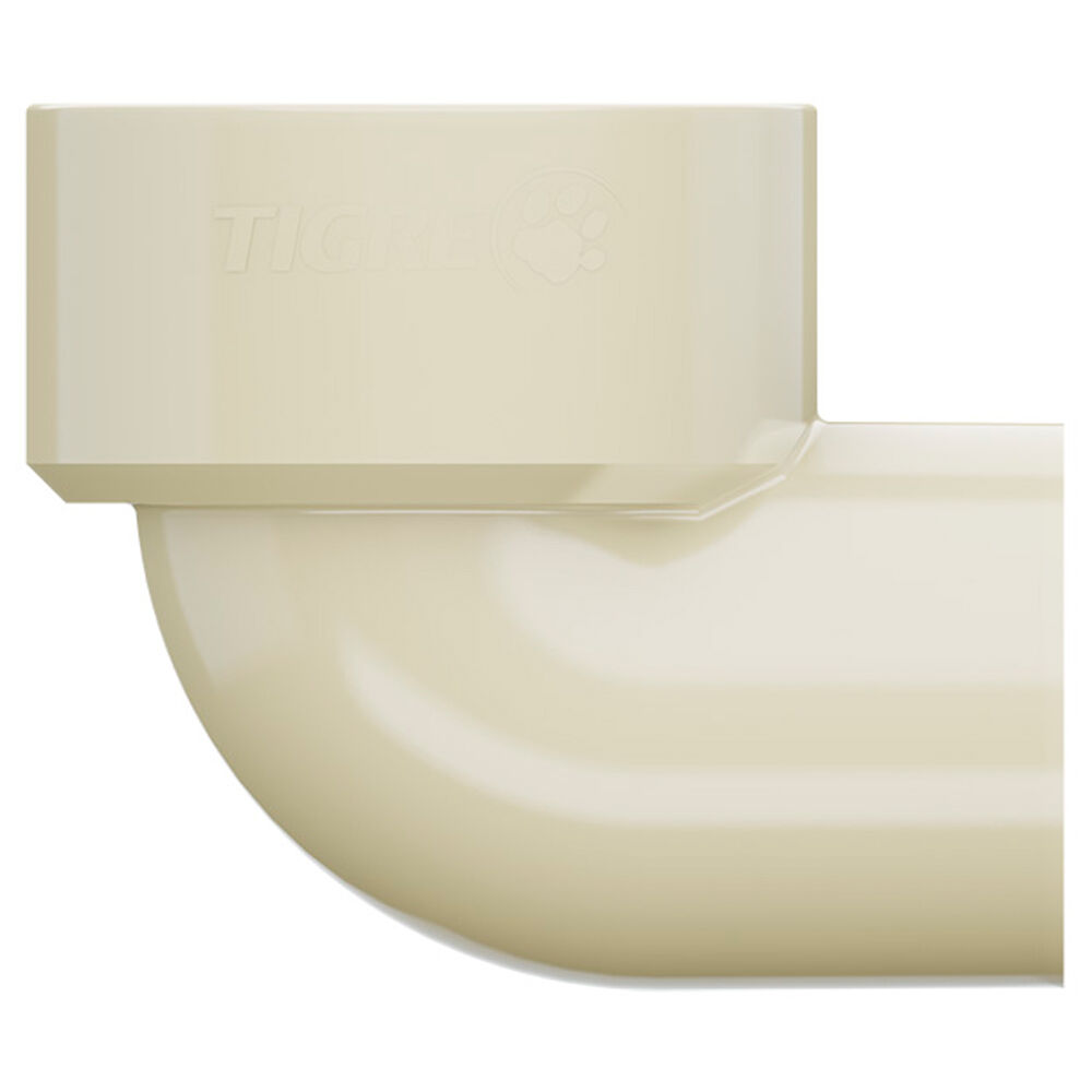 Joelho de Transposição 90° Aquatherm Branco Tigre