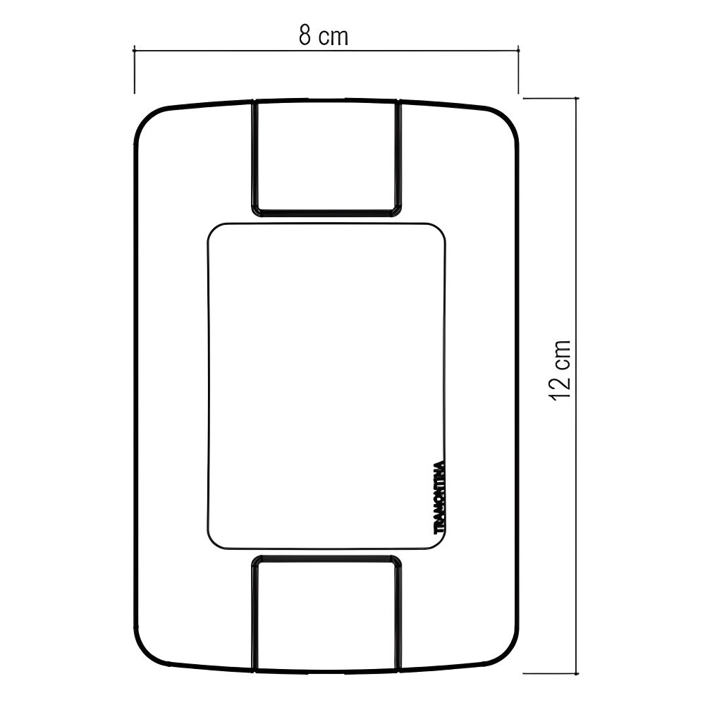 Conjunto 4x2 com 3 Interruptores Paralelos 6A/250V Aria Branco Tramontina