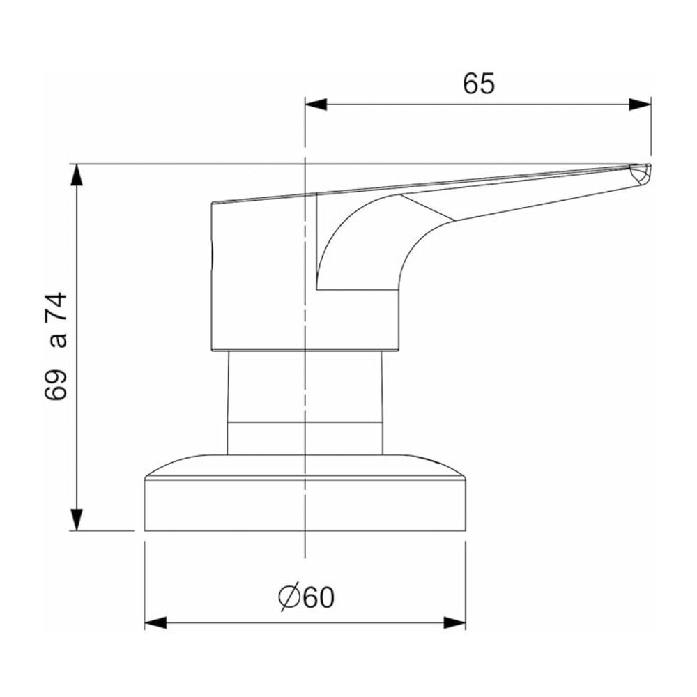 Acabamento de Registro para Base Atlas 1/2" 3/4" Cromado Roca