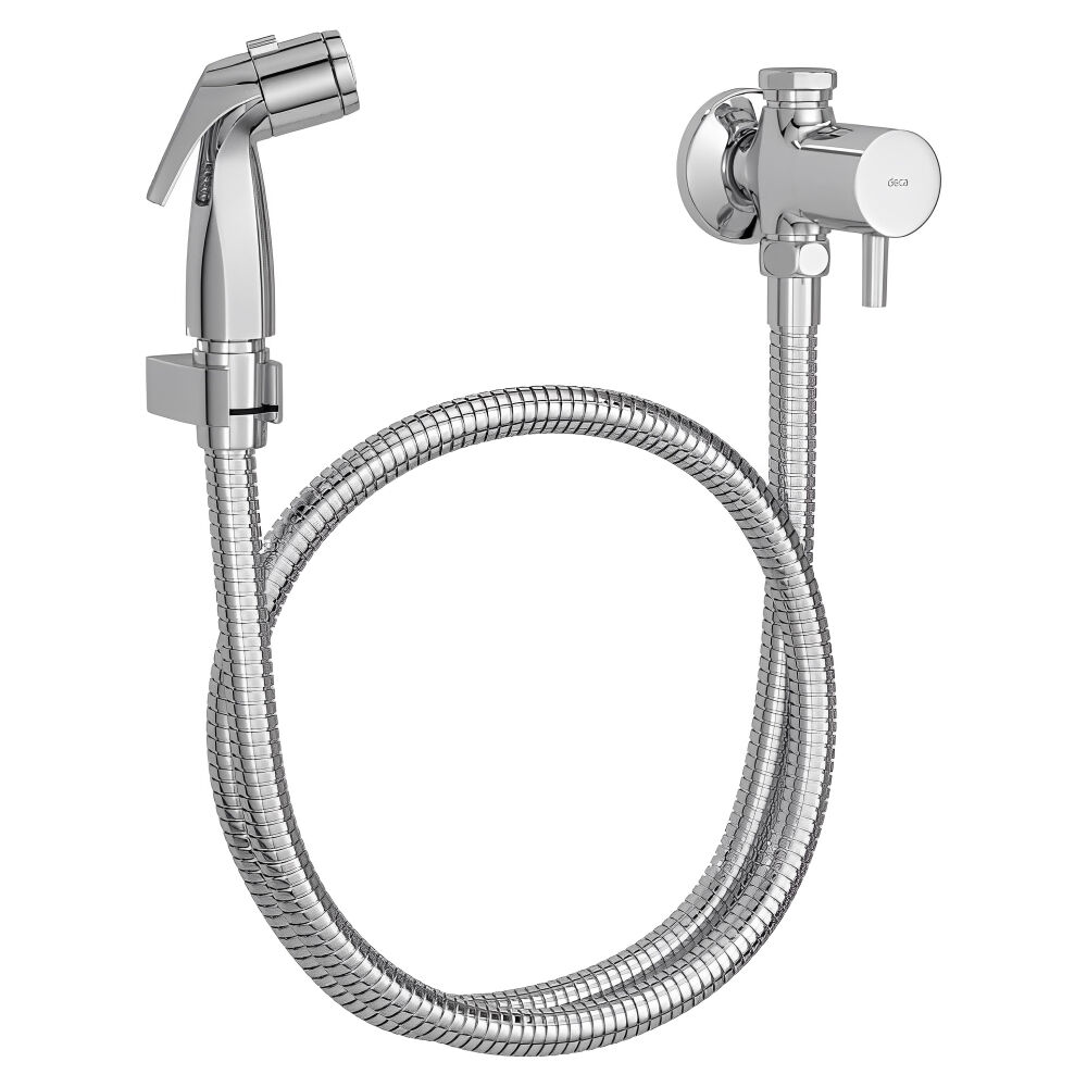 Ducha Higiênica com Registro e Derivação Link Cromado Deca