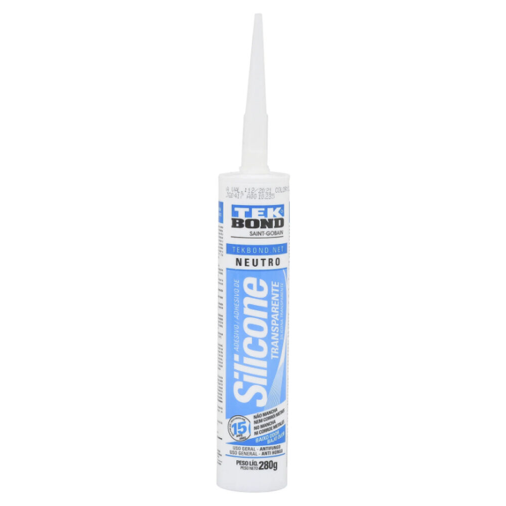 Adesivo de Silicone Neutro 280g Branco Tekbond