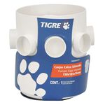 Corpo Caixa Sifonada 3 Entradas 150x185x75mm Tigre