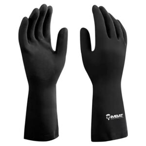 Luva de Látex Forrada Preta Imbat